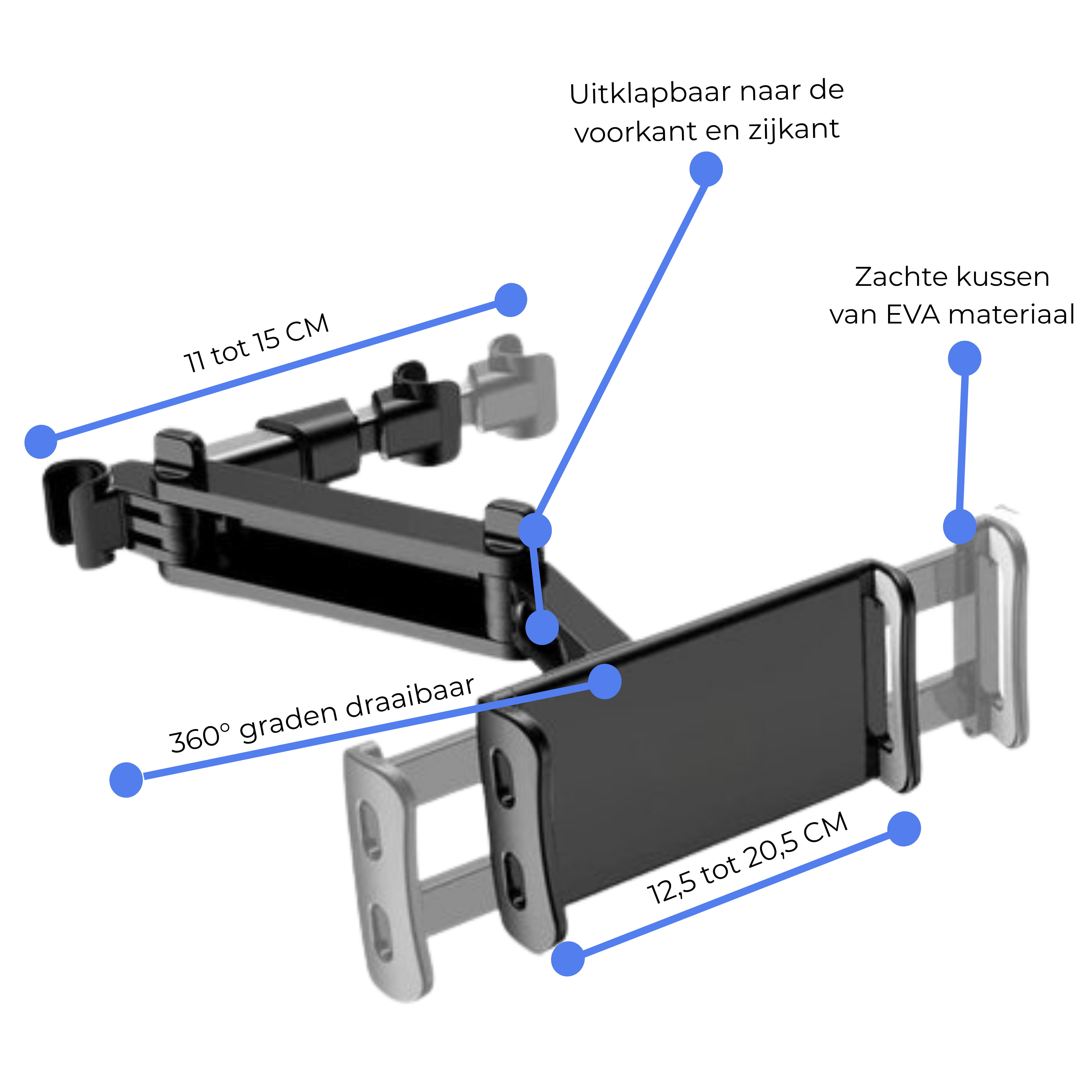 Kids tablet autohouder